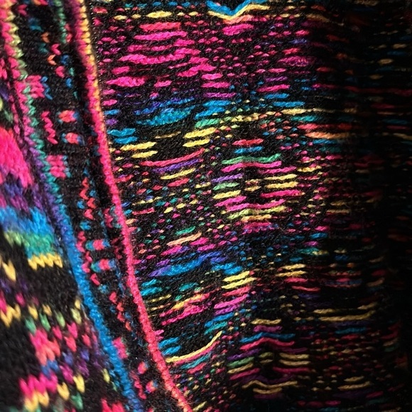 PERU handmade sweater with front closure, pockets and hat size S - Picture 6 of 10